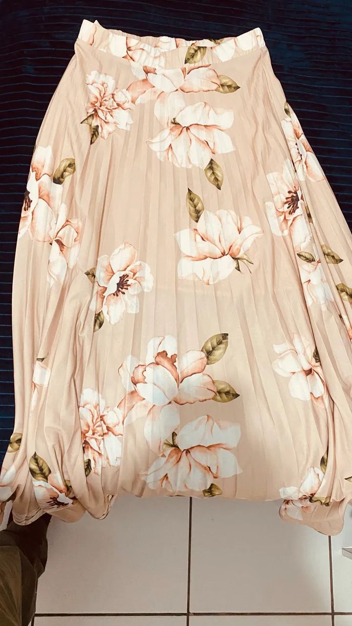 Saia longa floral 