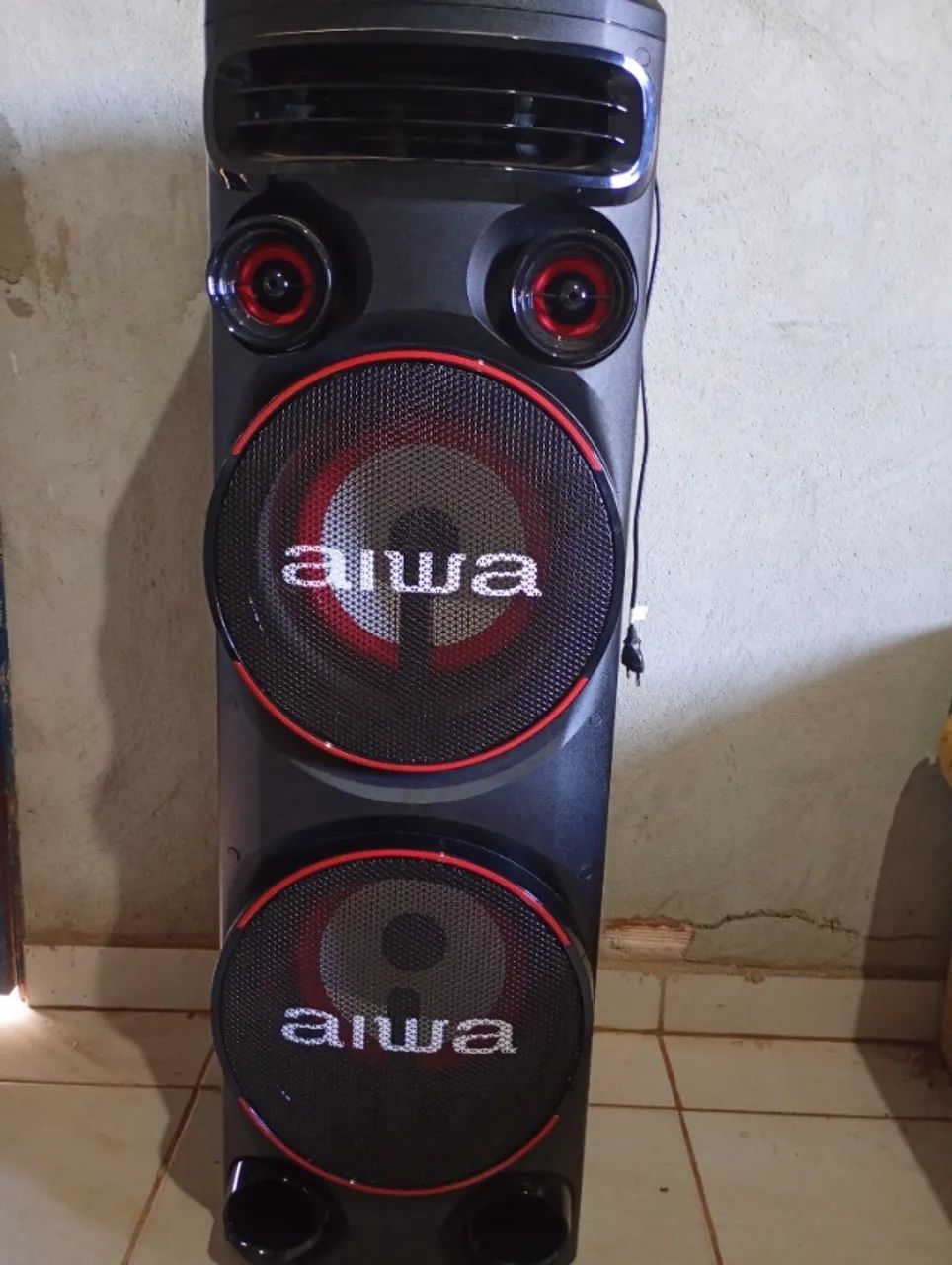 CAIXA DE SOM TORRE AIWA 2300W - Foto 5