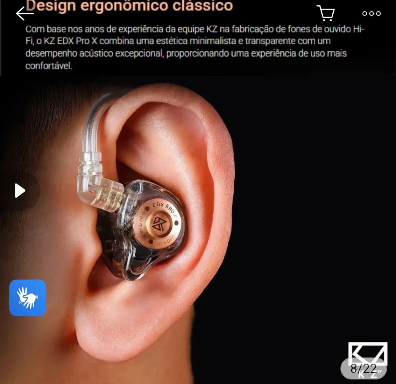 Fone kz EDX Pro - Foto 5