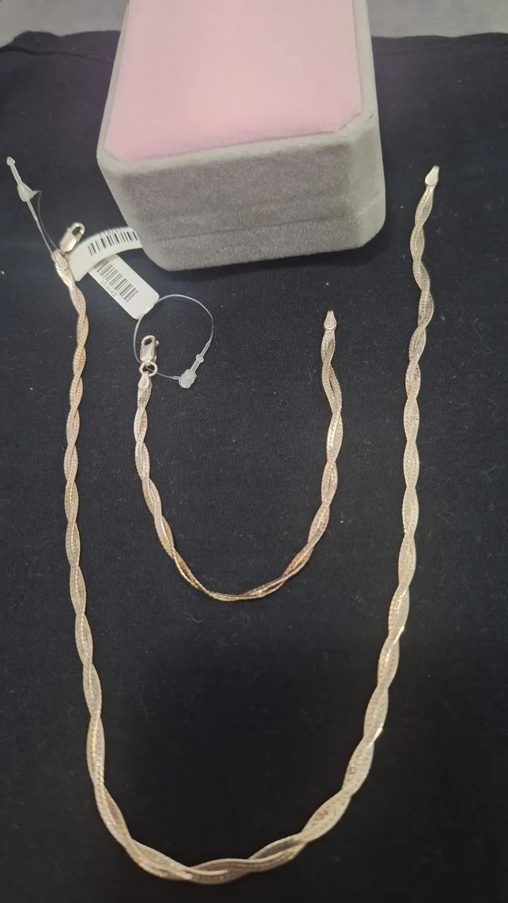 Corrente e pulseira de Prata 925 - Foto 5
