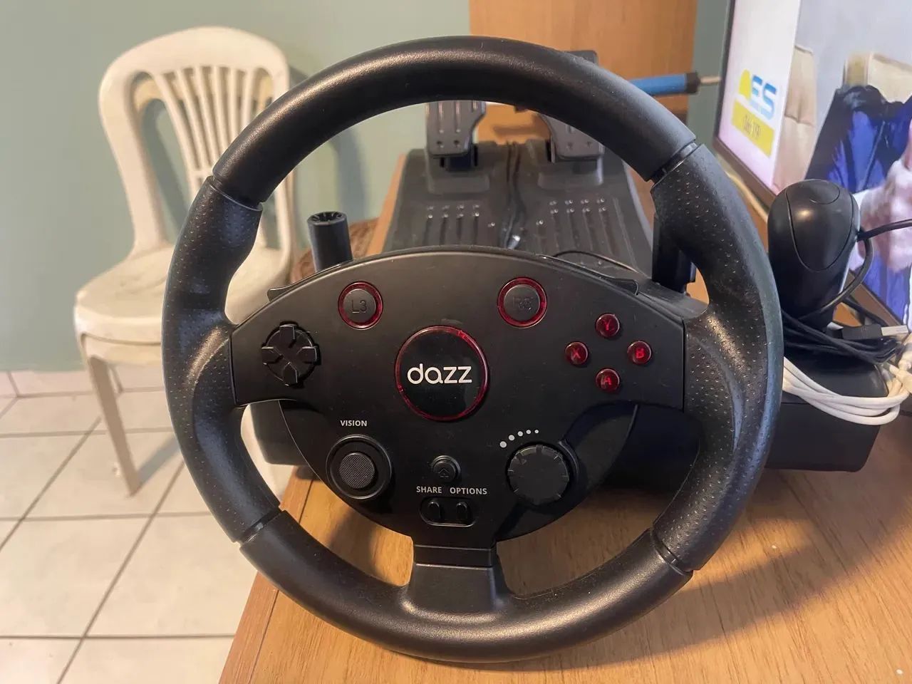 VOLANTE GAMER FORCE DRIVING DAZZ - Foto 2