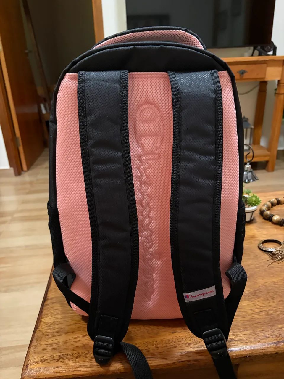 Mochila champion original preta e rosa  - Foto 5