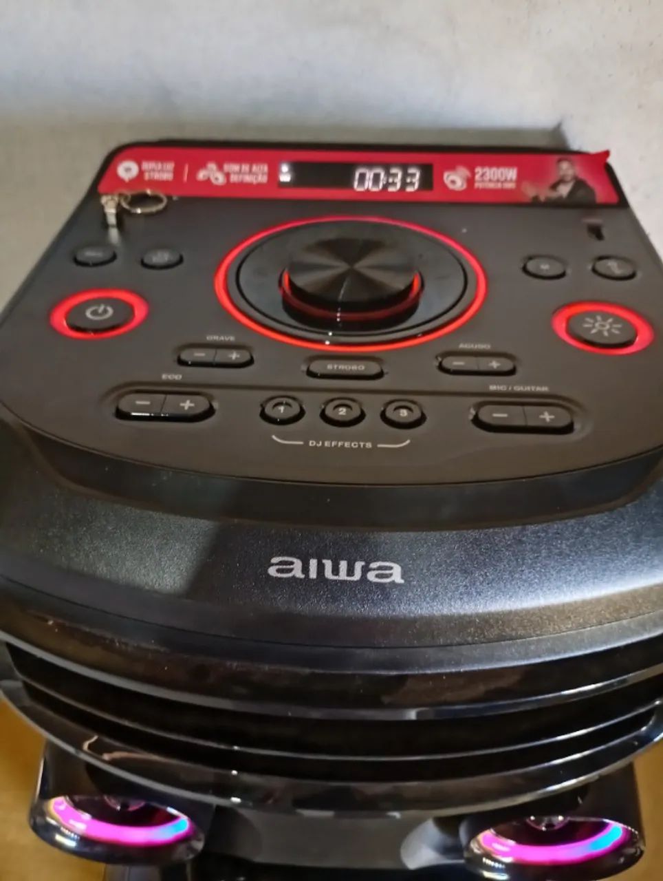 CAIXA DE SOM TORRE AIWA 2300W - Foto 3