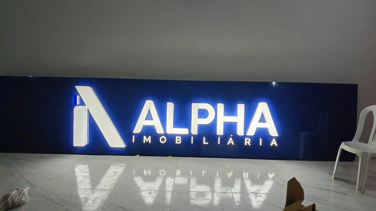 Letras em PVC expandido e acrílico luminoso - Foto 2