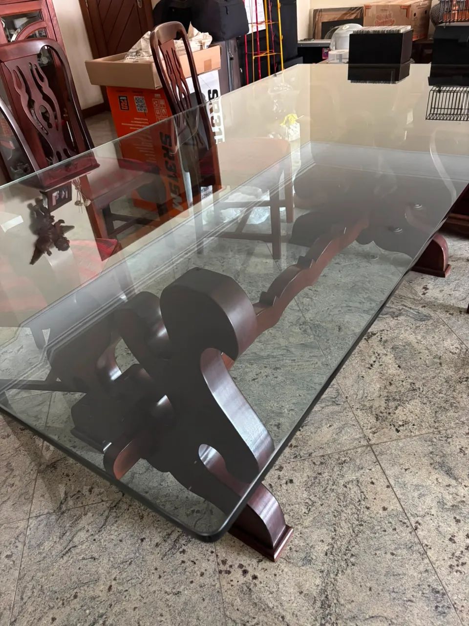 Mesa de jantar 8 lugares + aparador - Foto 3