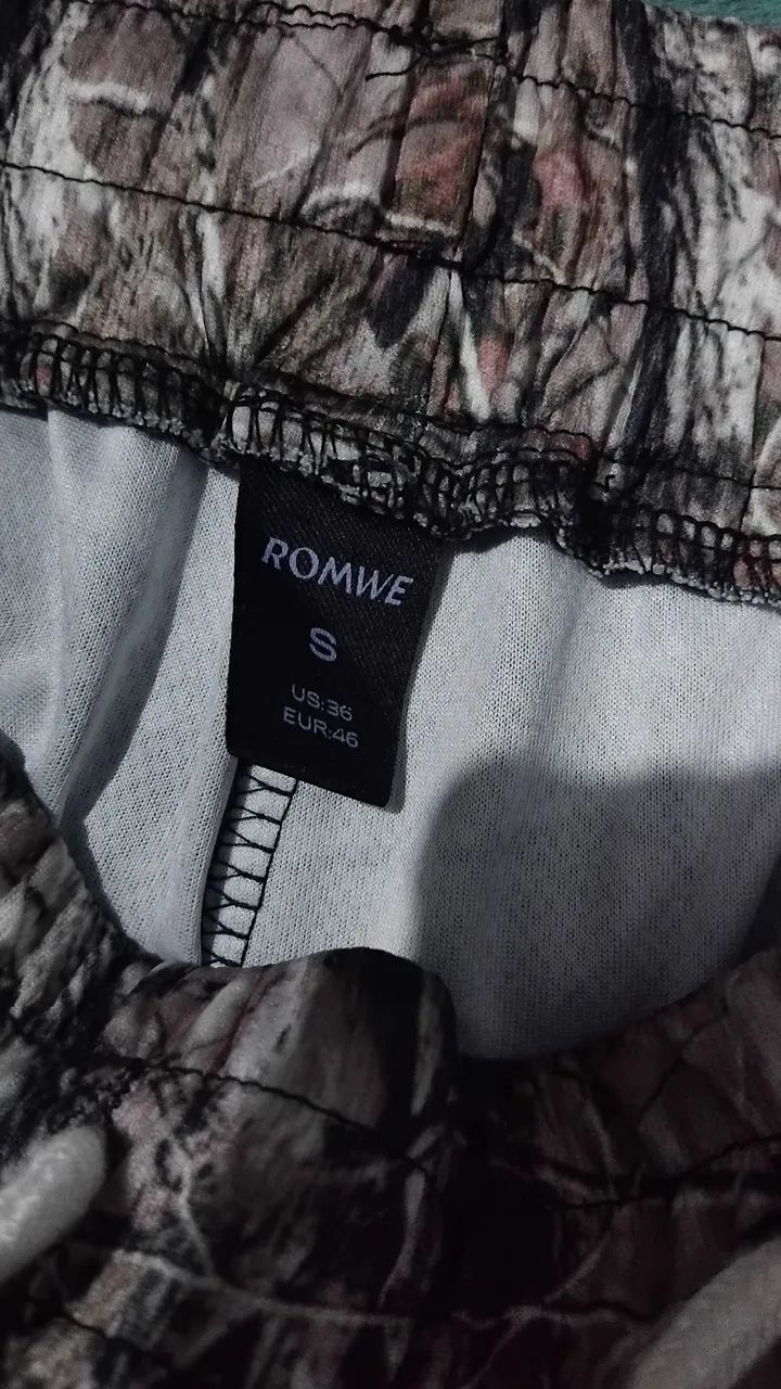 Shorts Romwe Estilo Eric emanuel tamanho S - Foto 4