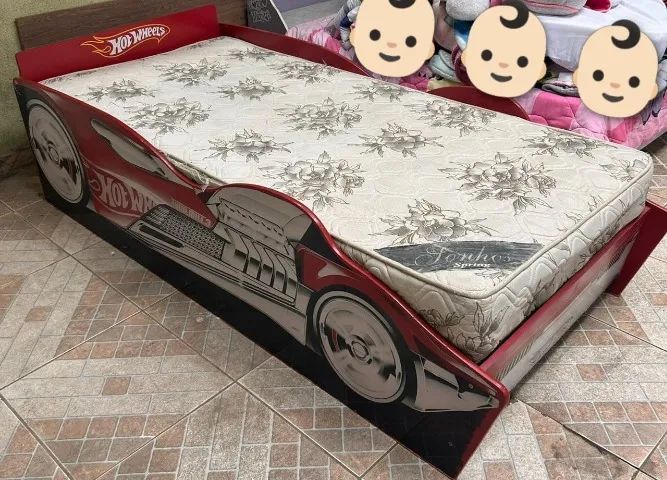 Cama Tam Solteiro Hotweus + Colchão usados otimo estado - Foto 5