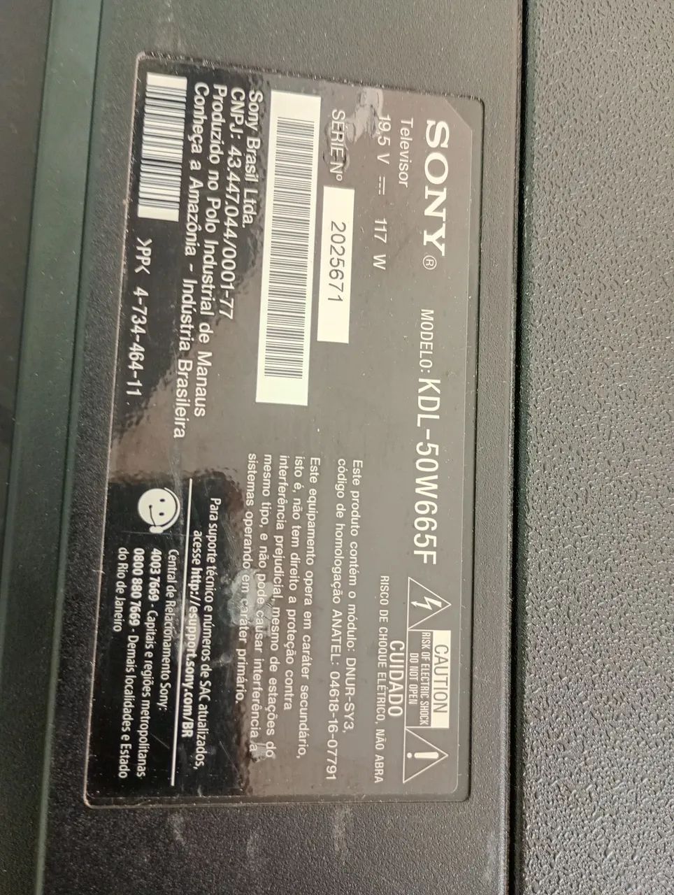 Televisão Sony Bravia 50" com defeito  - Foto 3
