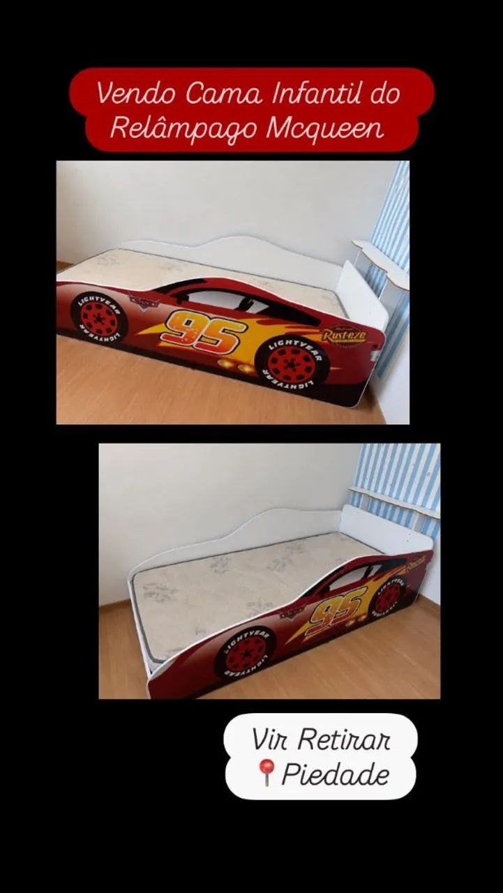 Cama de Carro Mcqueen
