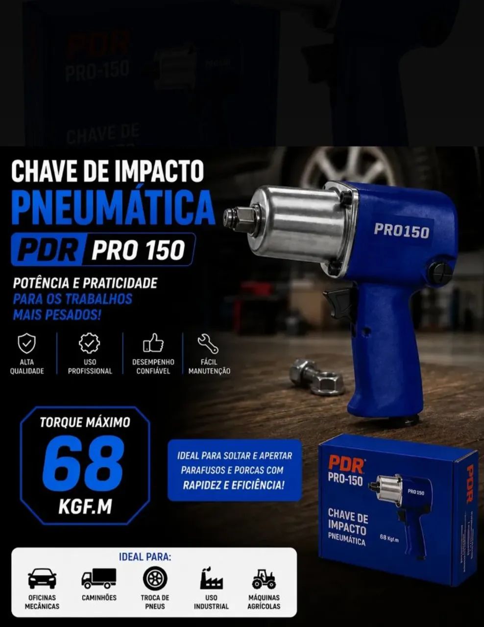 Chave de impacto pdr pro  - Foto 2