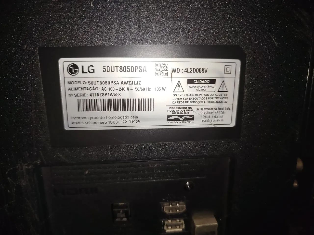 Smart TV LG UHD AI UA85 50 polegadas HDR10 Pro  AGer 8 webOS 25 - Foto 5