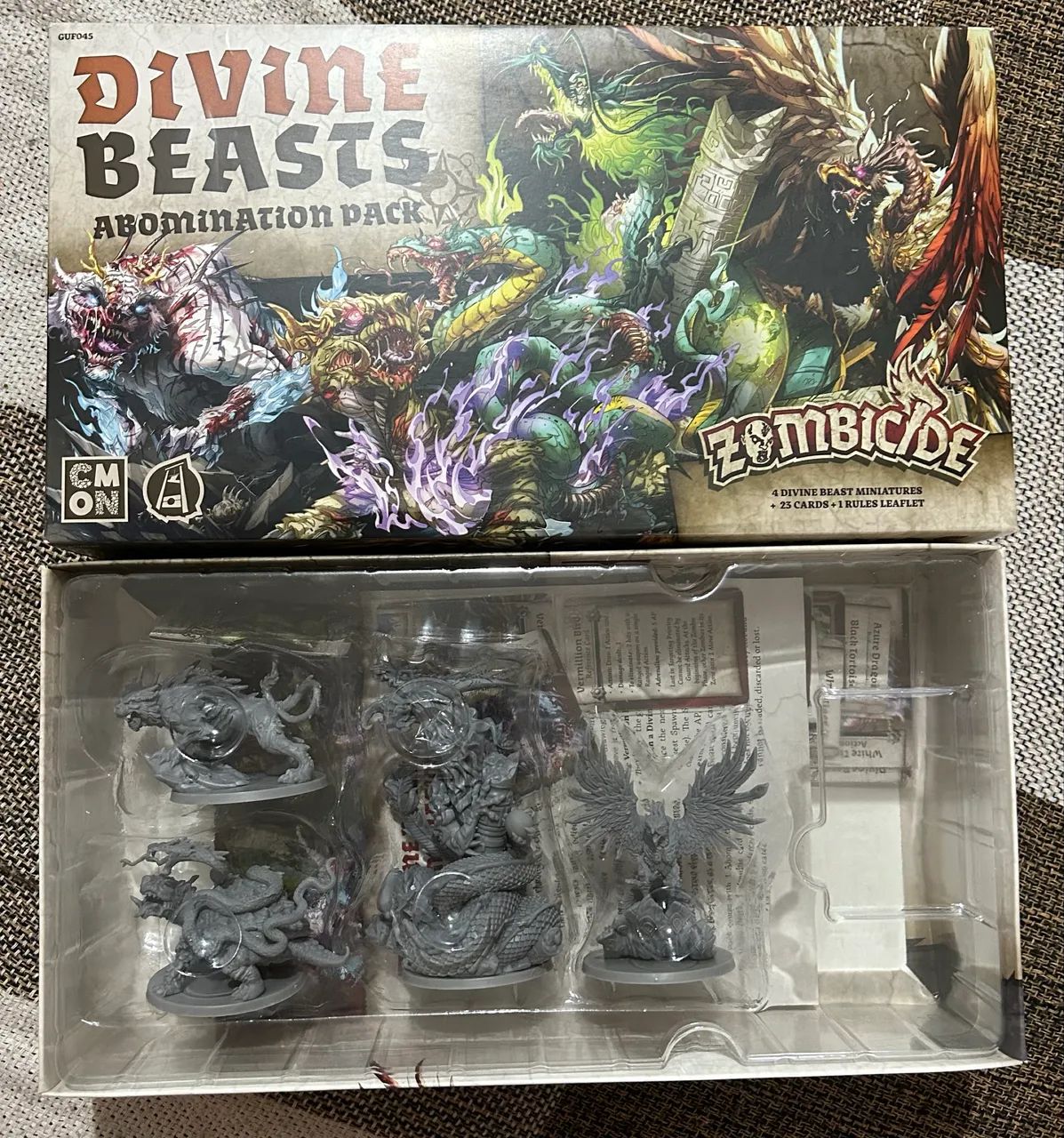 Zombicide White Death Divina Beasts em inglês - Peças e Acessórios