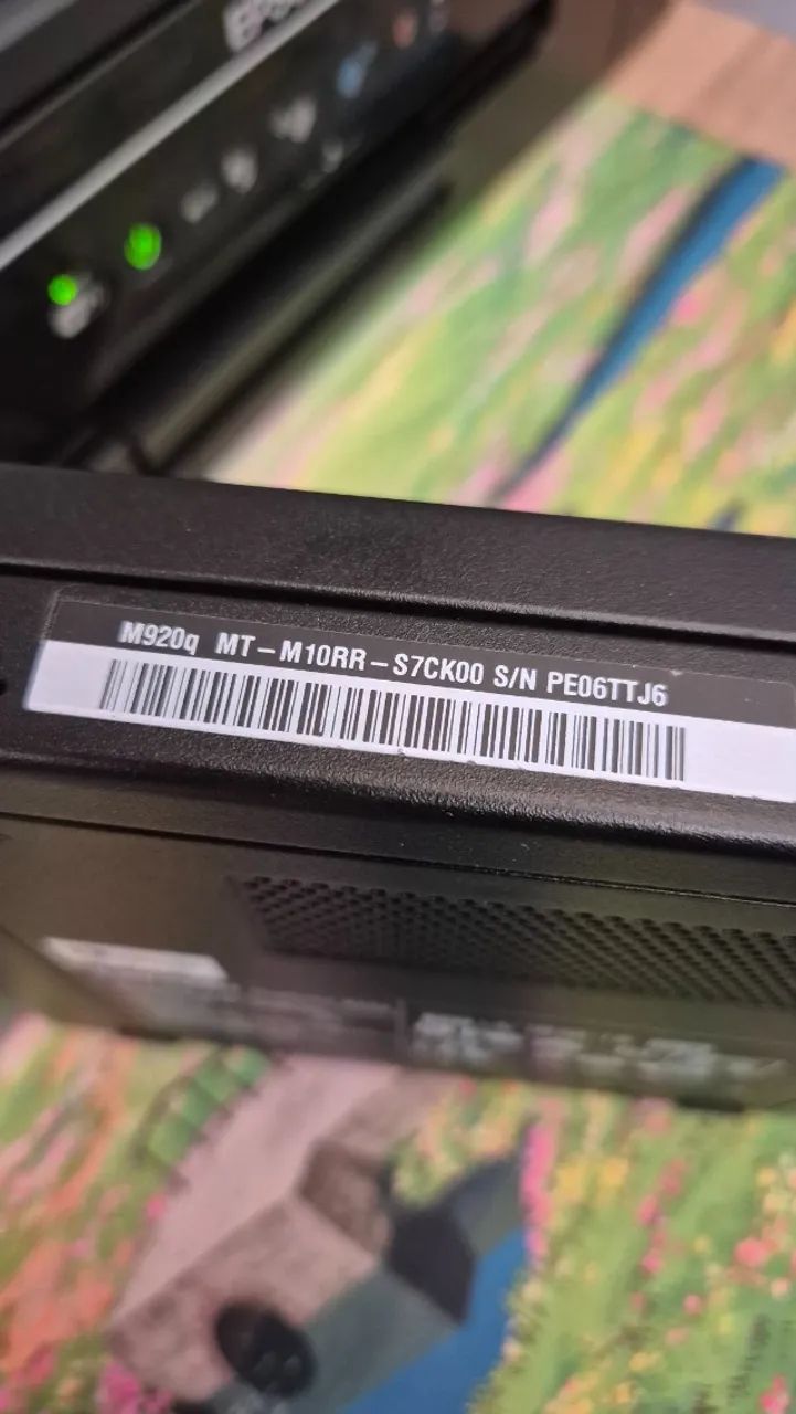 Mini PC Lenovo M920Q Core i5-9400 16Gb DDR4 NVME 250 Fonte 230W Wi-Fi e Adaptador Riser PC - Foto 2