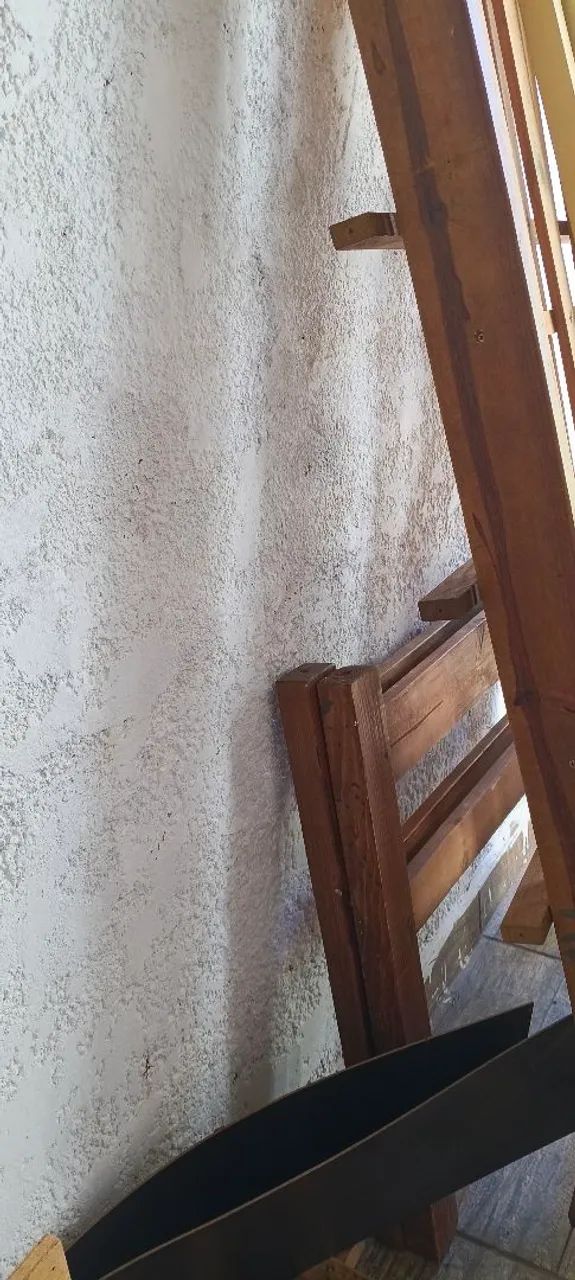 Cama madeira solteiro entrego 