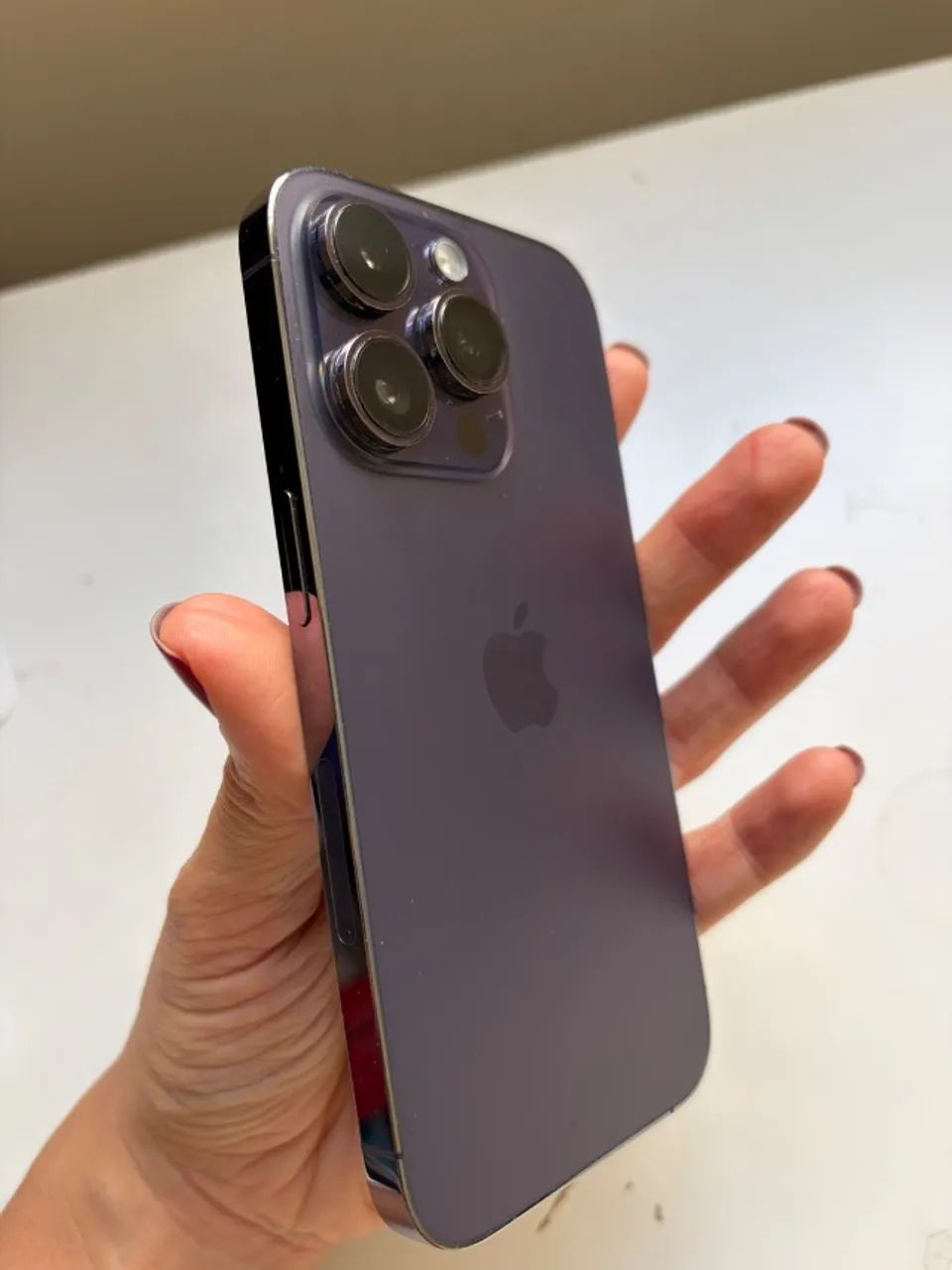 iPhone 14 Pro 128GB Roxo e-SIM - Bateria 81% - Foto 4