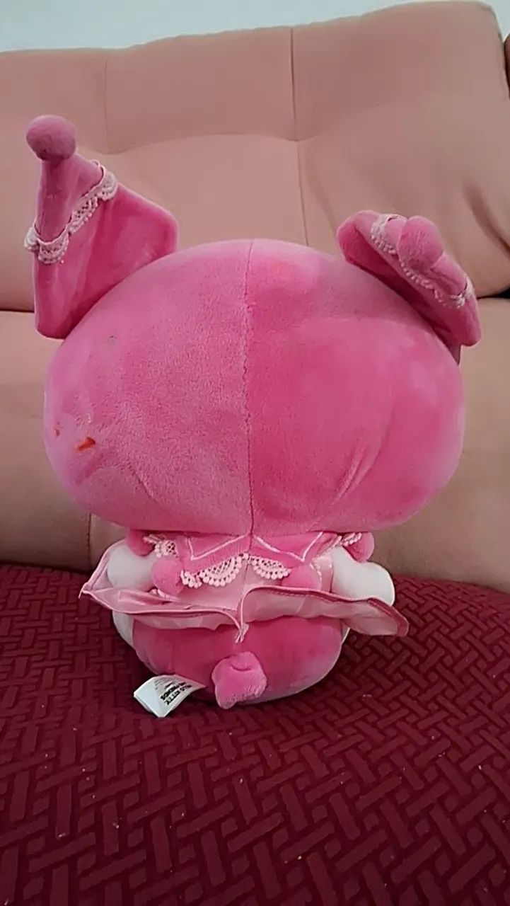 Pelúcia Kuromi Rosa Monocromática - Foto 2