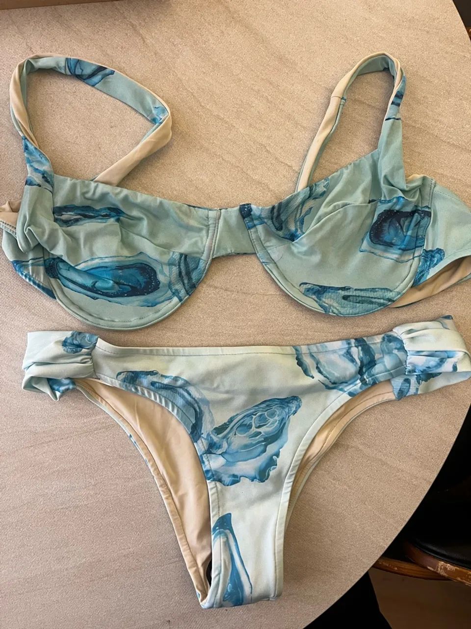 Biquíni azul verão 