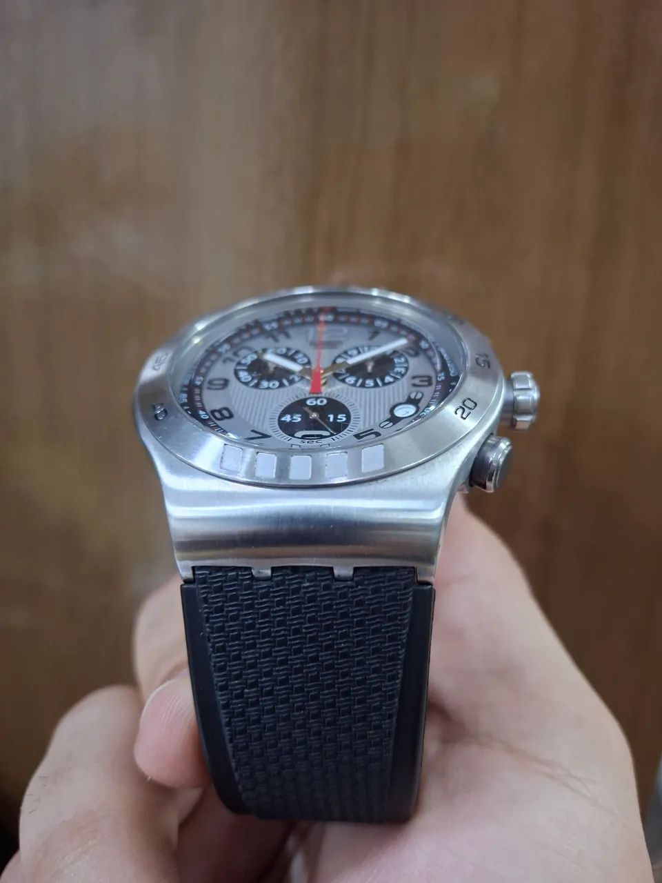 Relógio Swatch Irony Chrono Style Driver - Foto 3
