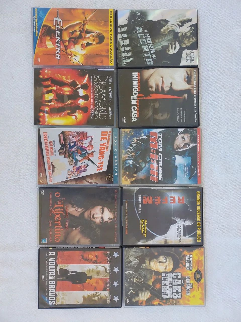 Dvds$15,00 cada 15. *