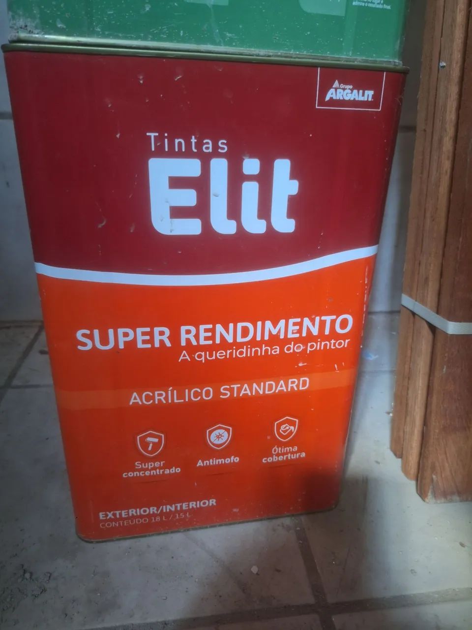 ELITE ARGALIT PAINT CAN, 18 LITERS