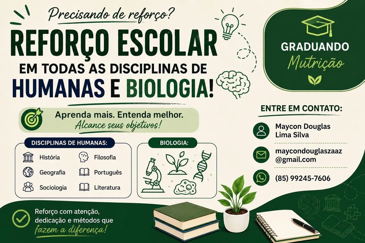 Reforço Escolar.