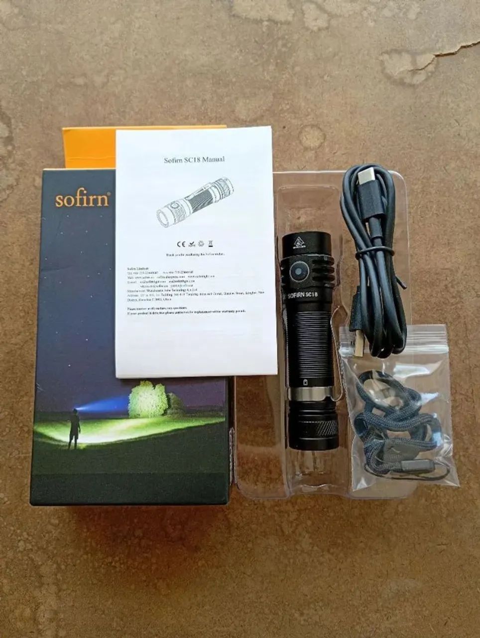 Lanterna Sofirn Sc18 Completa