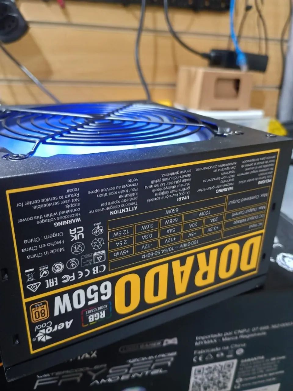 Fonte 650w 80Plus NOVA Funcionando - Foto 2