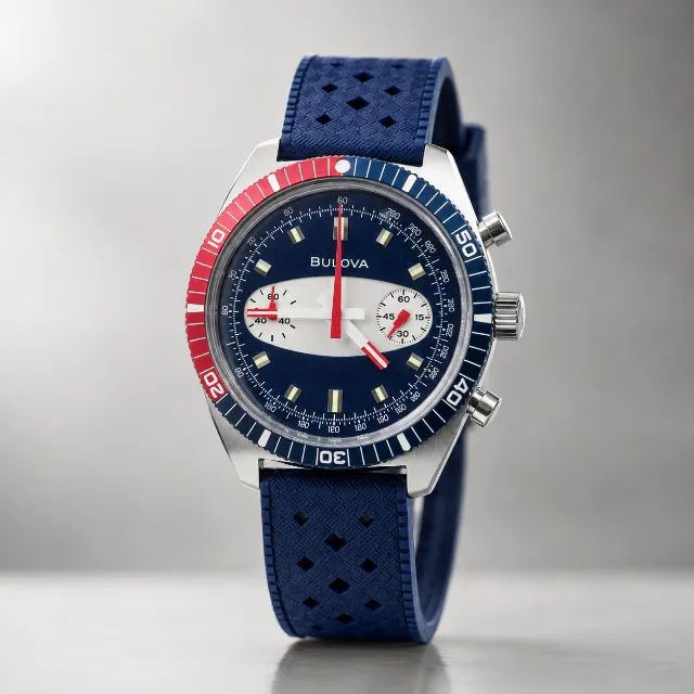 Bulova Surfboard 98A253 Archive Series - Safira - 200m - Caixa e