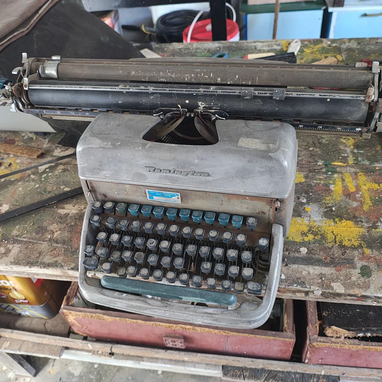 Doação de Máquina de Escrever Lorenzetti para colecionador 