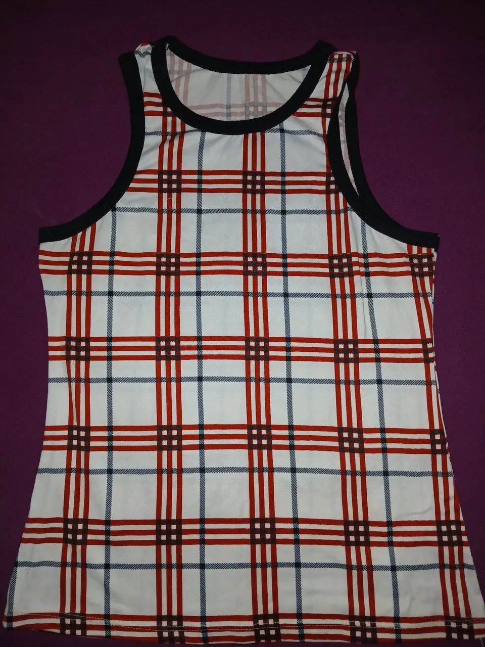 Regata Xadrez veste ate G (elastano) - Foto 2