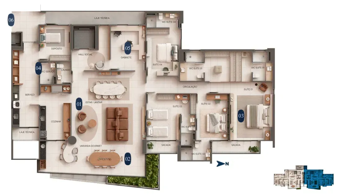 PLANTA 291m²