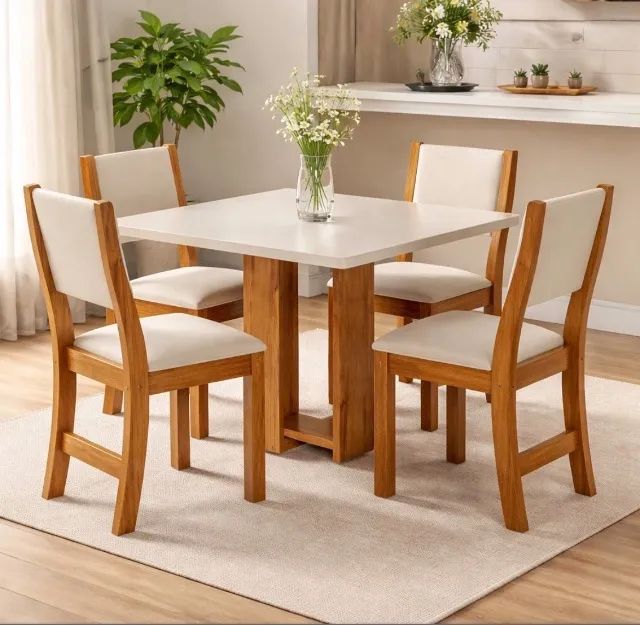 Conjunto de Jantar Aurora 4 Lugares