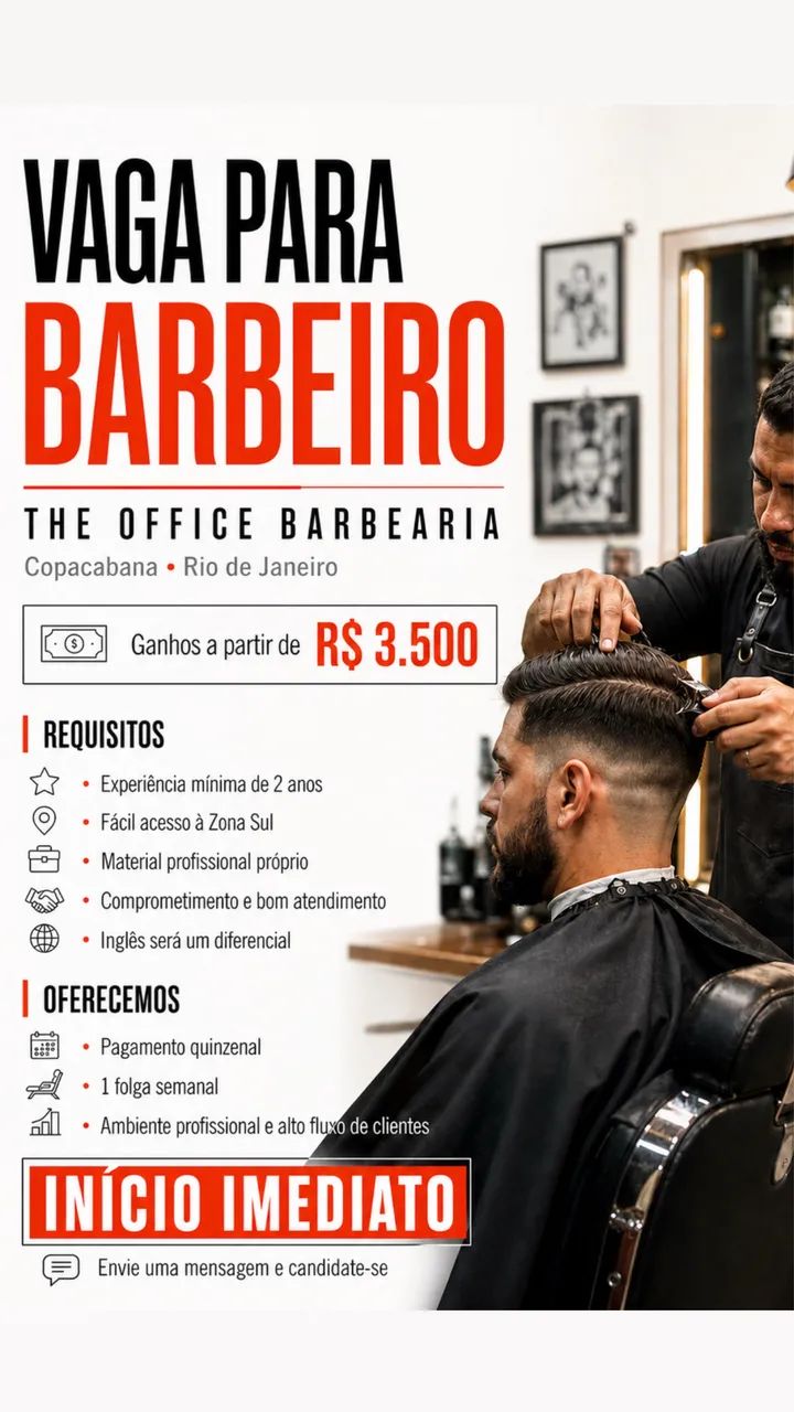 VAGA BARBEIRO 