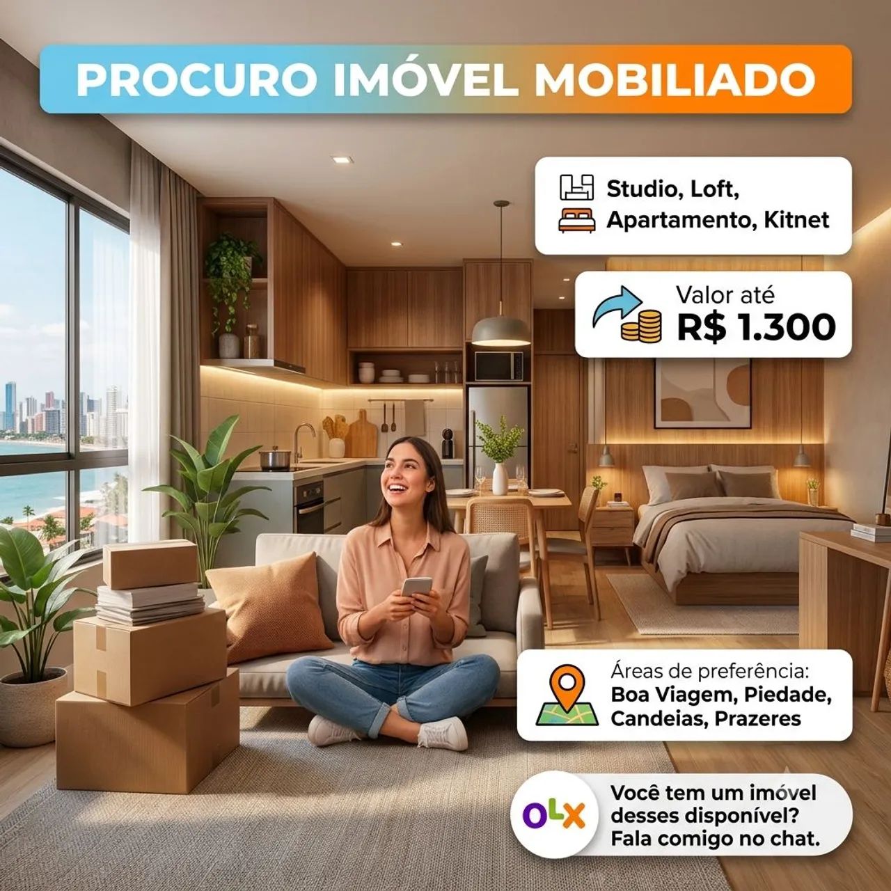 IMÓVEL MOBILIADO