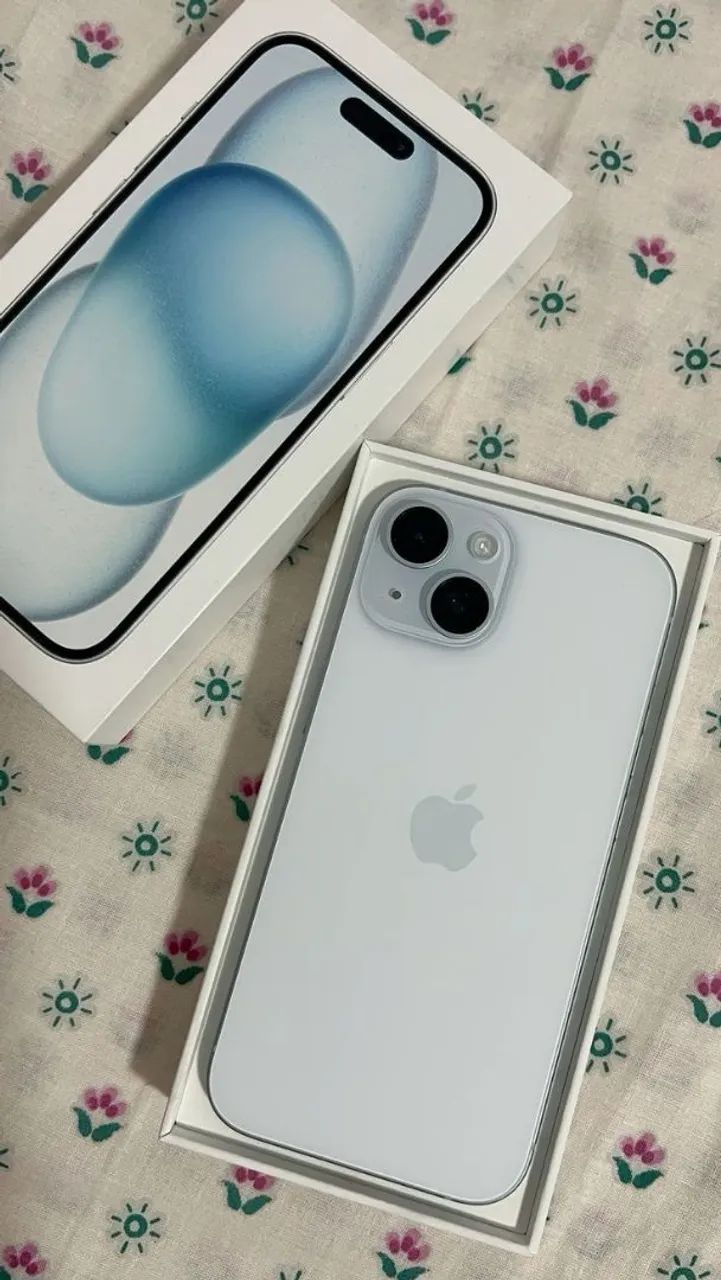IPhone 15(128GB) Novo azul - Celulares e Smartphones - Parauapebas IPhone 15(128GB) Novo azul - Celulares e Smartphones - Parauapebas