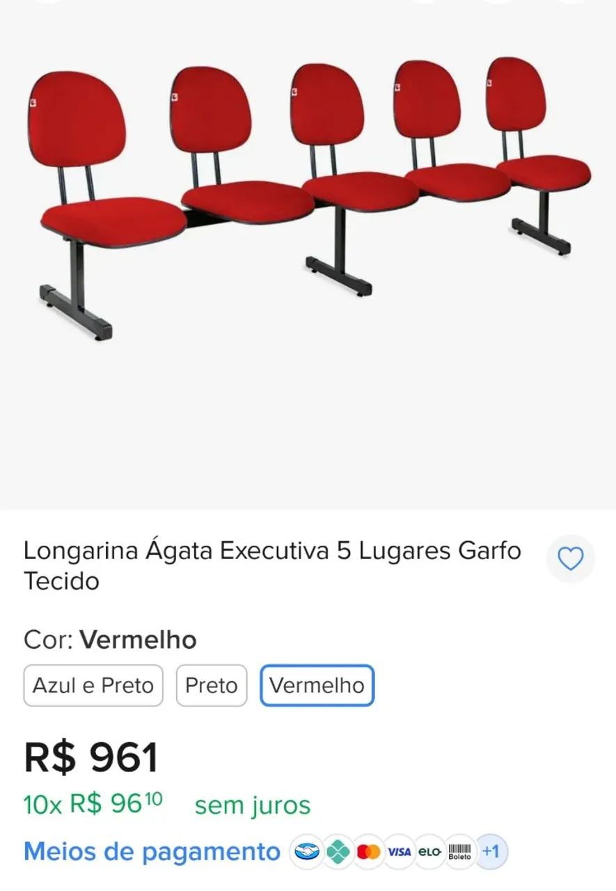 37 CADEIRAS LONGARINAS USADAS