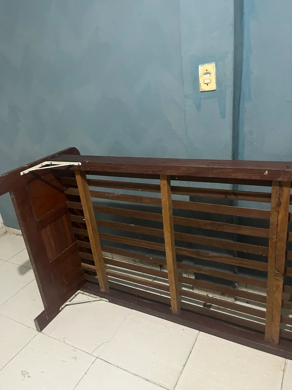 Cama madeira pura vintage  - Foto 2