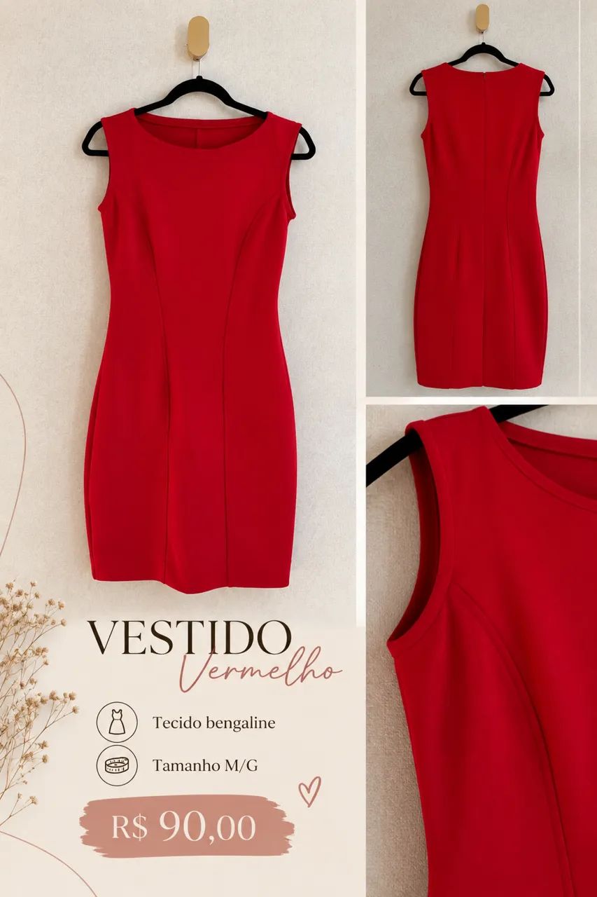 Vestido vermelho  - Foto 2