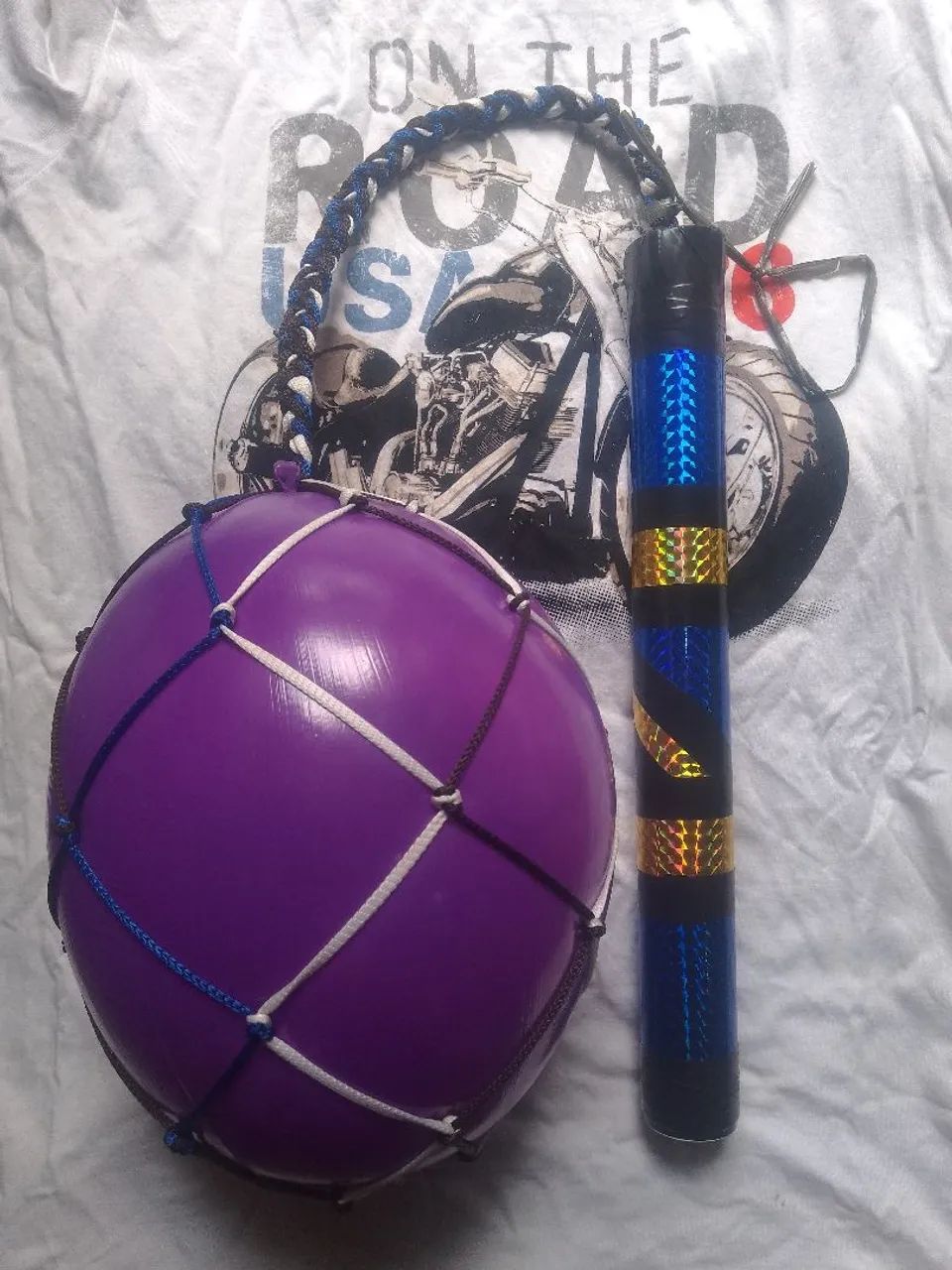 BOLAS TRANÇADAS DE BATE-BOLA COM O CABO PADRONIZADO  - Foto 5