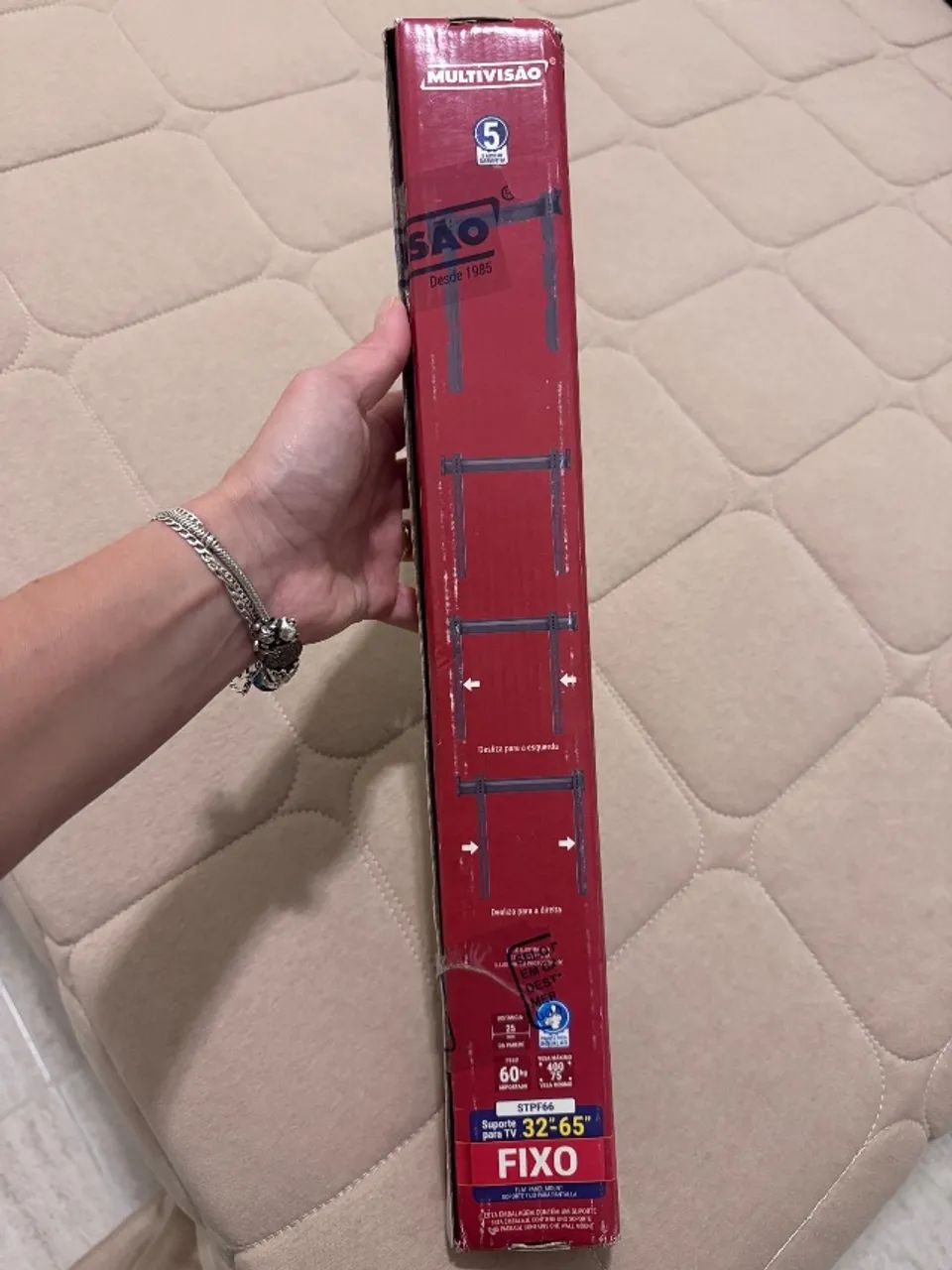 Suporte Fixo Para Tv 32 A 65 Multivisão - Foto 4