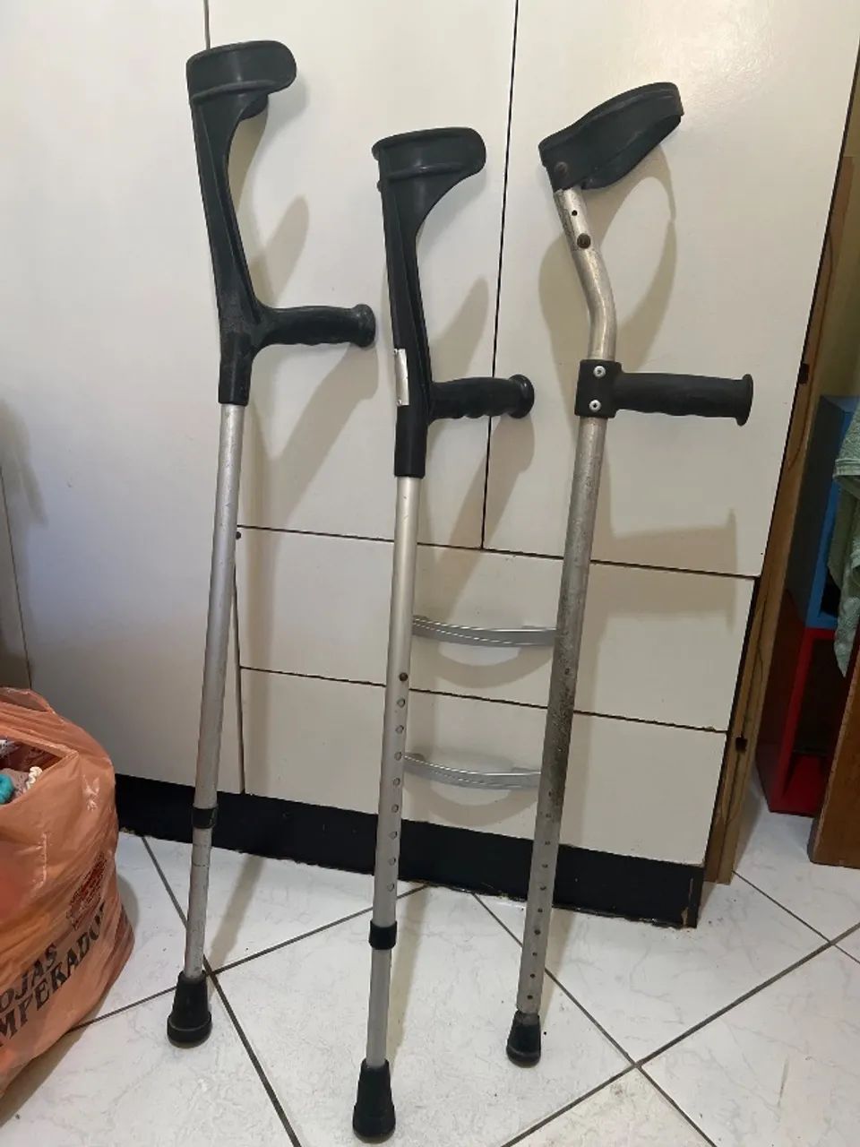 Muletas de alumínio 