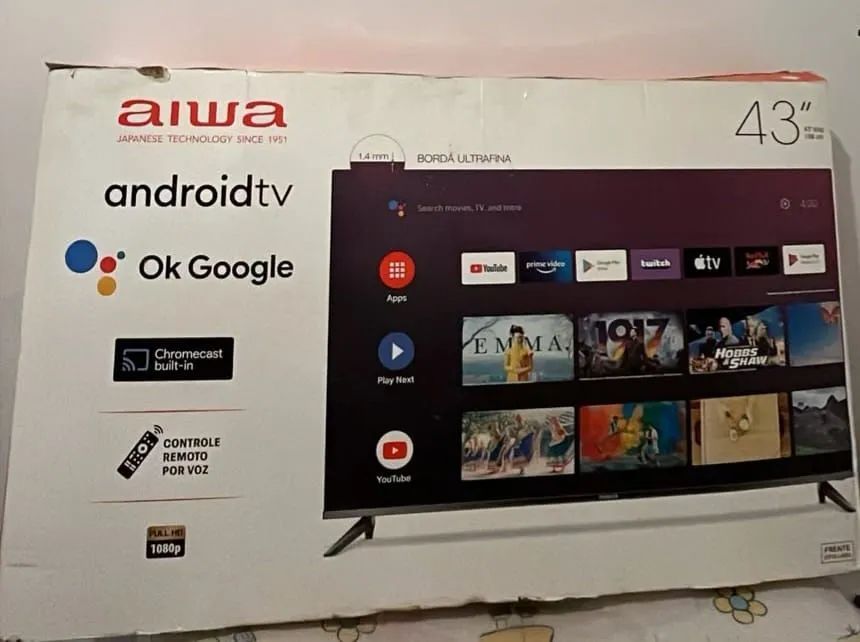 Smart Tv Aiwa 43" Sistema Android (play Story) - Foto 4