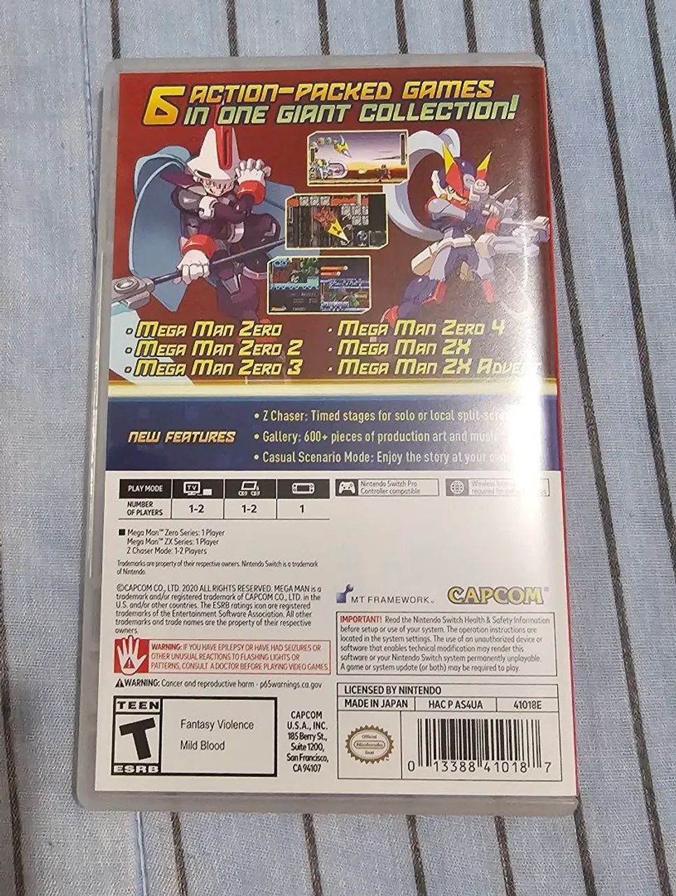 Switchカセット3本セット Megaman Zero ZX Legacy Collection Switch - Jogos de Vídeo Game