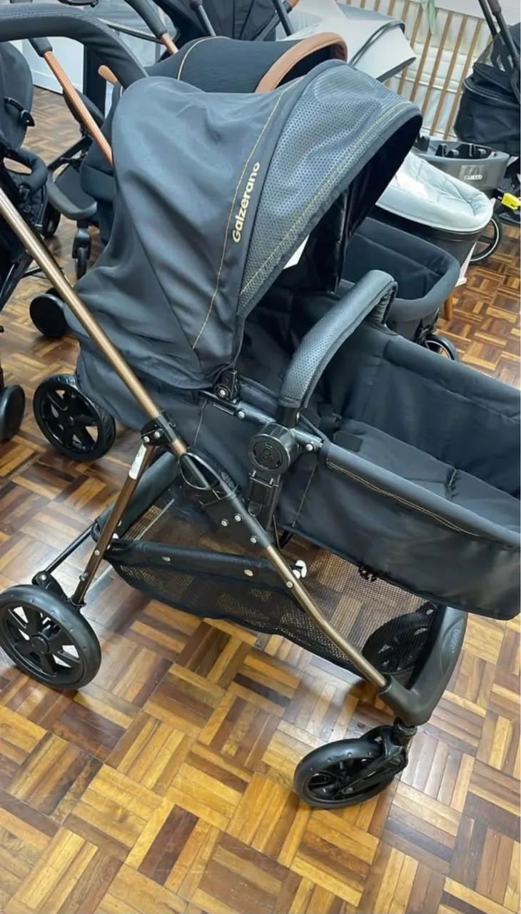 Carrinho Moisés galzerano com bebe conforto 