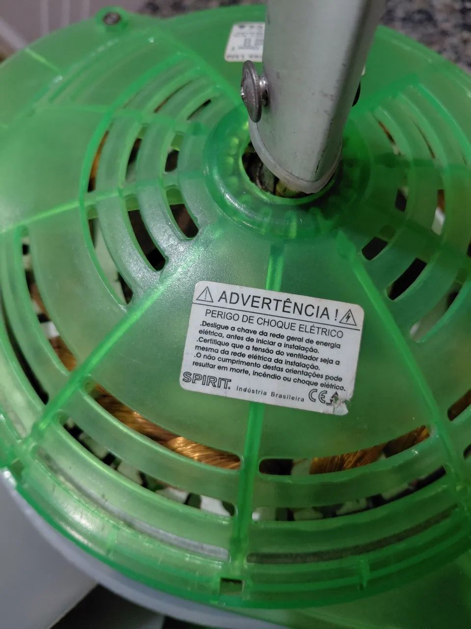 02 Ventiladores de teto splint com 02 hélices completo com 2 lampadas - Foto 4