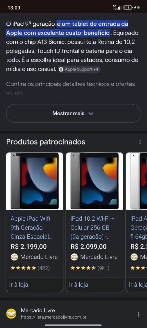Tablet Iped 9 geração acompanha caneta e teclado  - Foto 5