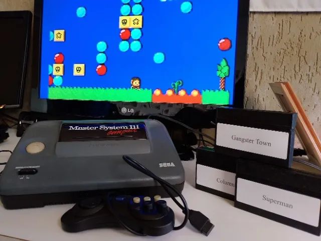 Videogame Master System III Compact com Jogos e Controle - Foto 2