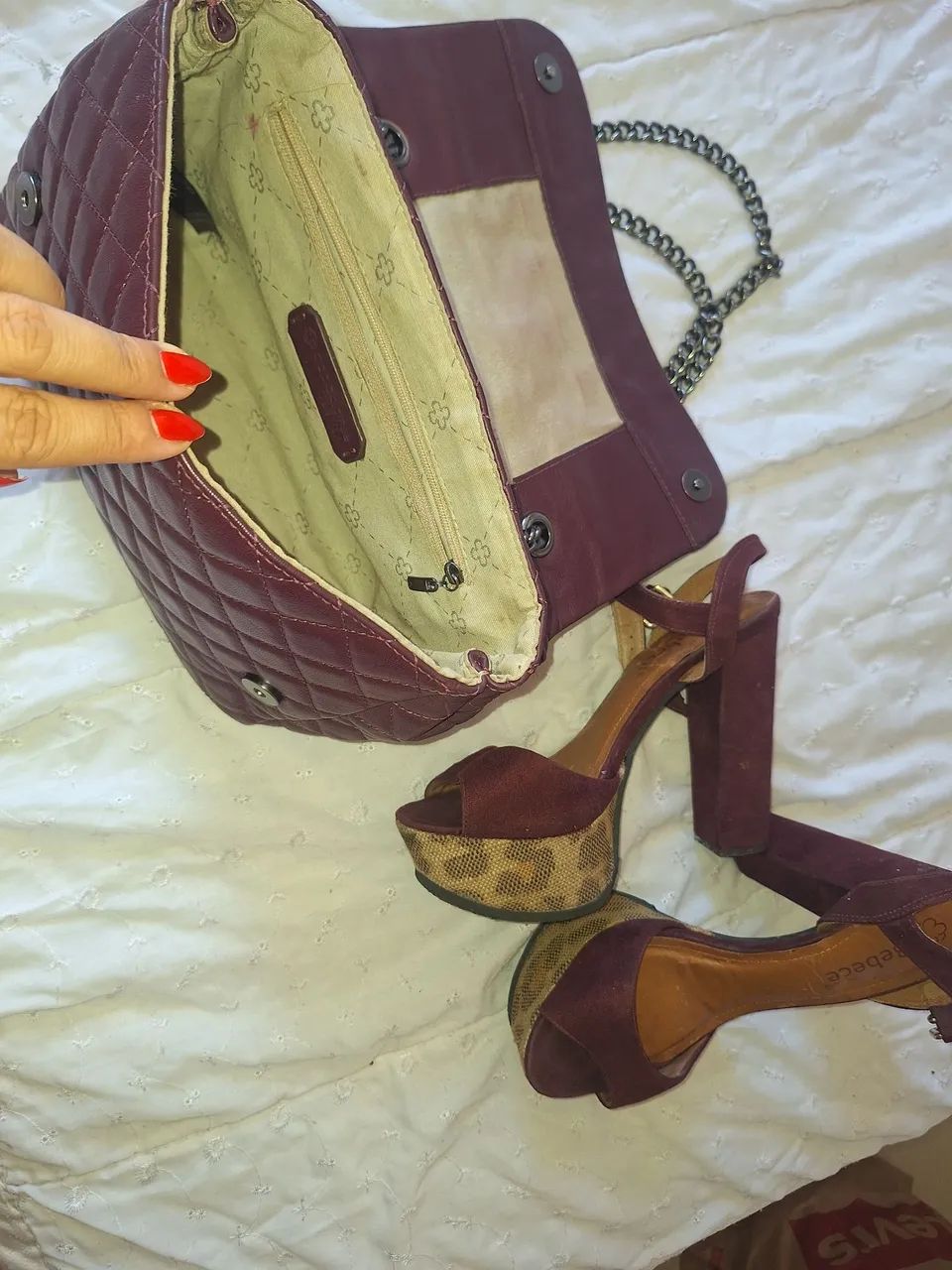 Bolsa em couro capodarte  - Foto 2
