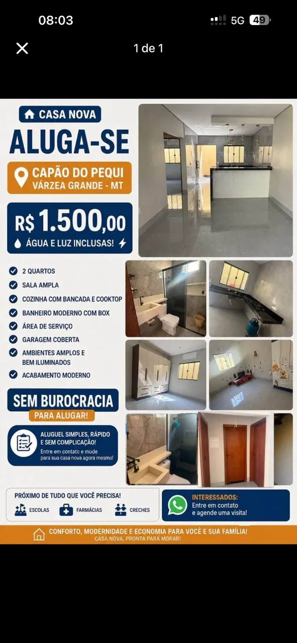 Aluguel de casa