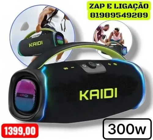 Caixa de som Bluetooth 300w Bluetooth KADIO